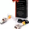 [Voted No.1 Whistles] Premium Metal Whistle Pack of 2 with Adjustable & Removable Lanyard. Ideal for Survival, Teacher, Football/Basketball/Soccer Coach, Sports, Safety, Emergency or Protection!-1
