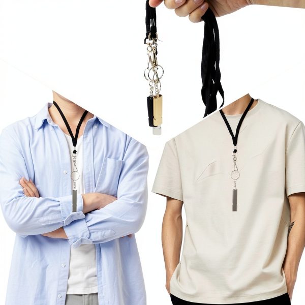 Emergency Whistles Pretwad 3-Pack Survival Whistle with Lanyard-4