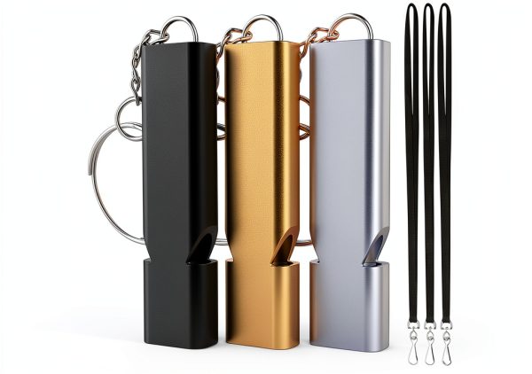 Emergency Whistles Pretwad 3-Pack Survival Whistle with Lanyard-0
