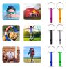 Aluminium Safety Whistle Keychain 12 Pack Mabor Outdoor Survival-2