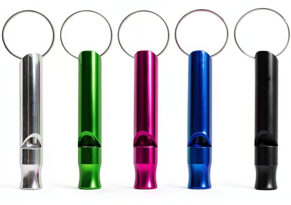 Extra Loud Whistles Set of 5 by Homey Product Aluminum Signals-6