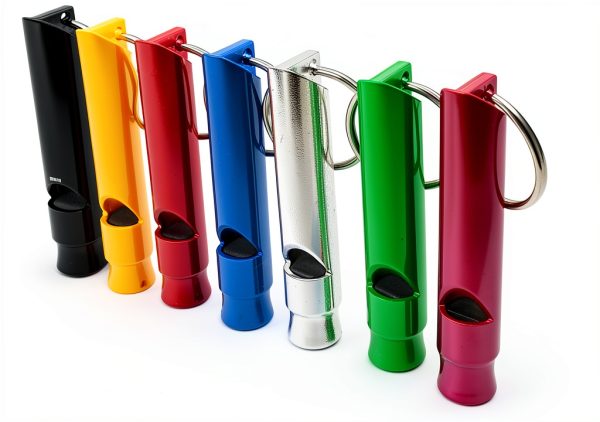 Extra Loud Whistles Set of 5 by Homey Product Aluminum Signals-0