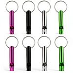 Aluminium Safety Whistle Keychain 12 Pack Mabor Outdoor Survival-0