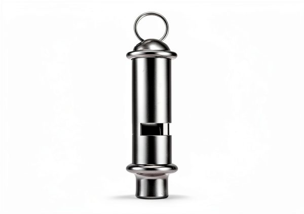 Dual Emergency Whistles Nihtdoy 2-Pack 120dB Silver & Black-1