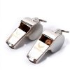 [Voted No.1 Whistles] Premium Metal Whistle Pack of 2 with Adjustable & Removable Lanyard. Ideal for Survival, Teacher, Football/Basketball/Soccer Coach, Sports, Safety, Emergency or Protection!-5