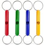 Extra Loud Whistles by Ergonflow - 12 Aluminum Keychain Signals-0