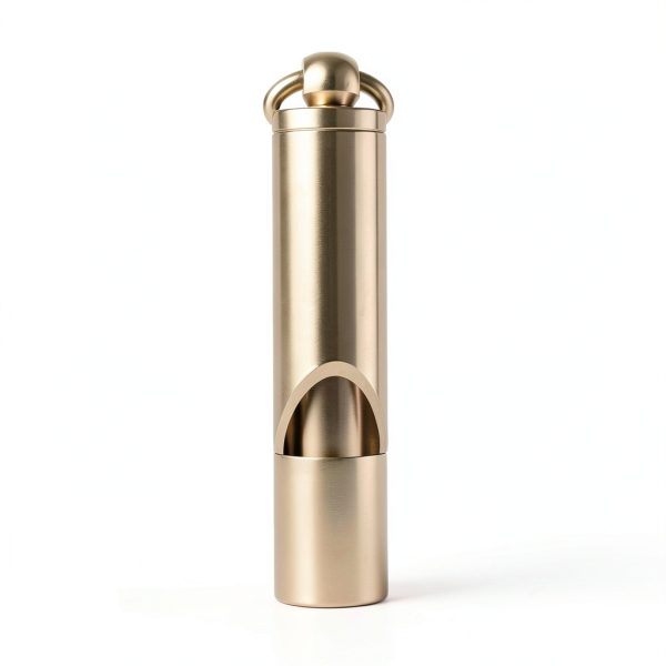 Brass Emergency Whistle 2 Pack with Tangle-Free Lanyard by Upeckaroo-6