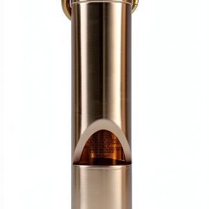Loudest Brass Whistle Best Premium Emergency Whistle 125db+ One Piece Outdoor Survival Whistle On Key-Chain or Hang Around Your Neck and Carry it Anywhere!-0
