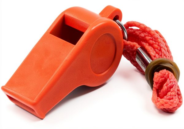 Shoreline Marine Safety Whistle ABS Plastic Pea less Standard Size-0
