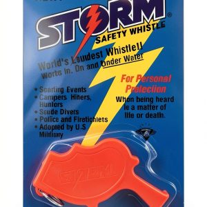 Storm Safety Whistle by All Weather Safety Whistle – Orange AW1 4"-0