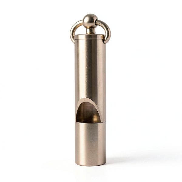 Loudest Brass Whistle Best Premium Emergency Whistle 125db+ One Piece Outdoor Survival Whistle On Key-Chain or Hang Around Your Neck and Carry it Anywhere!-8