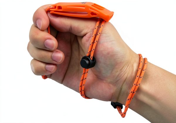Emergency Whistles with Lanyard for Camping Hiking Boating - LuxoGear-1