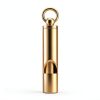 Brass Emergency Whistle 2 Pack with Tangle-Free Lanyard by Upeckaroo-3