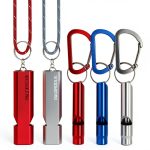 Emergency Whistle Set OWLDACIOUS – 6 Whistles, 3 Paracord Lanyards-0