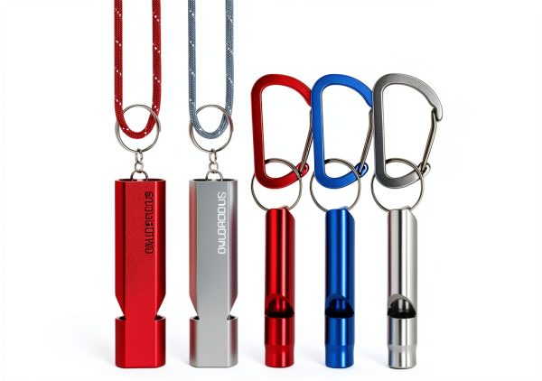 Emergency Whistle Set OWLDACIOUS – 6 Whistles, 3 Paracord Lanyards-0