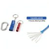Emergency Whistle Set OWLDACIOUS – 6 Whistles, 3 Paracord Lanyards-4